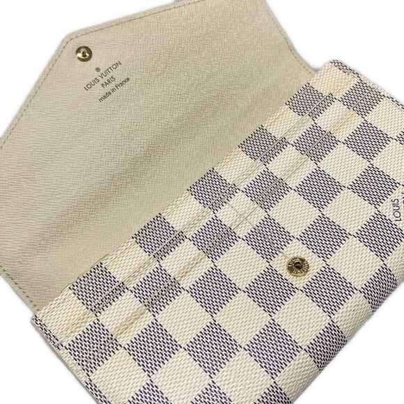 LOUIS VUITTON Portefeuille Sara Azur Damier - Long Wallet  503-042425 - Picture 9 of 12